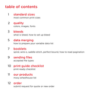 Table of Contents